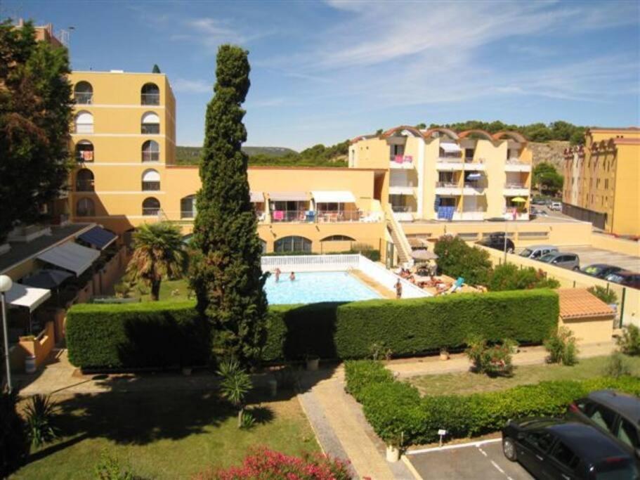 L'Escapade : Charmant T2 -Parking Gratuit, Piscine, Wifi, Clim Gruissan Buitenkant foto